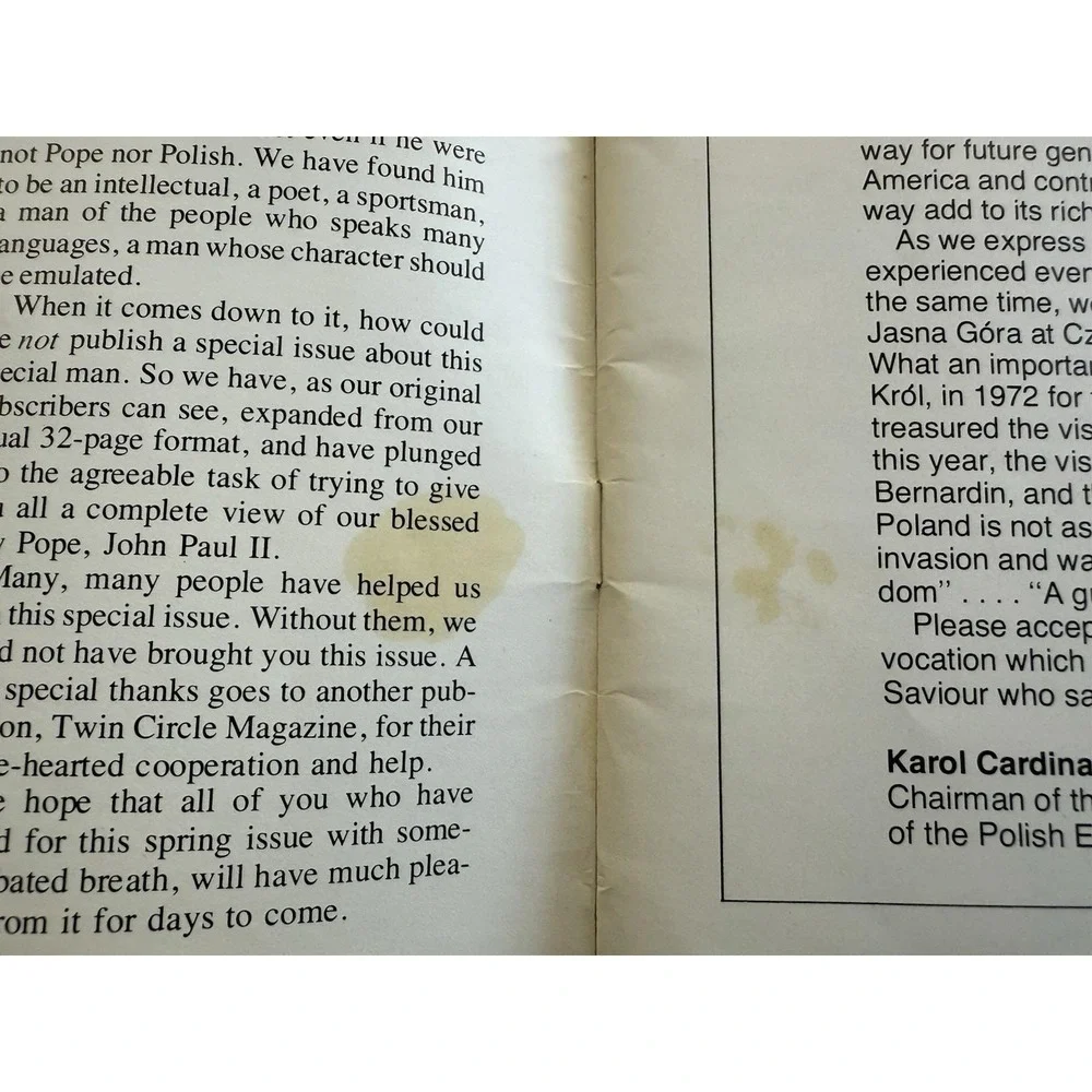 PolAmerica National Magazine Spring 1979 Special Souvenir Ed. Pope John Paul II‎